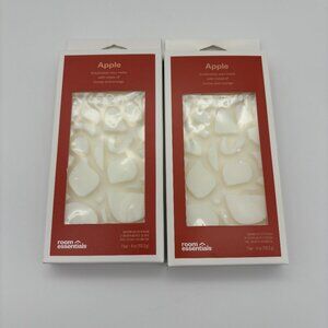 Room Essentials 4oz APPLE Wax Melts Bar with Embossed Pattern, Honey Orange (2)